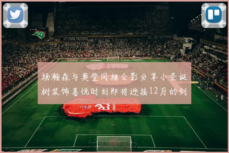 杨瀚森与奥登同框合影分享小圣诞树装饰喜悦时刻即将迎接12月的到来